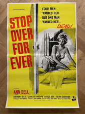 Listing image for Stop-Over Forever 1964 Original British Film Movie Poster Crime Drama