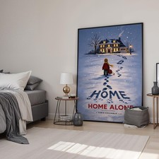 Listing image for Home Alone Minimal Movie Art Print | Film Poster | Canvas & Framed Art