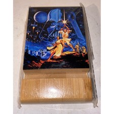 Listing image for Star Wars Poster Bamboo Cell Phone Stand Holder