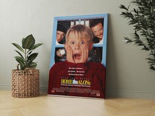 Listing image for Home Alone 1990 Vintage Movie Poster - Canvas - Framed or Poster Available