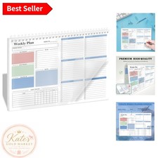 Listing image for Deluxe Habit Tracker Journal - 52 Weekly Sheets, 8.5x11" Productivity Organizer