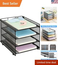Listing image for Multi-Tier Desk Organizer with Non-Slip Base - Perfect for Home or Office