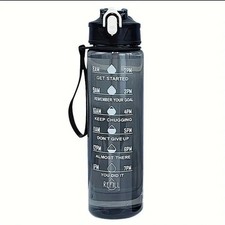 Listing image for Sports Water Bottle Gym Travel Drinking Leakproof Bottle With Straw BPA-Free UK