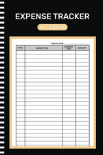 Listing image for Expense Tracker Notebook: Daily Spending Tracker Bill Organizer Log Book, Budget