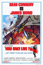Listing image for YOU ONLY LIVE TWICE (1967) one sheet 27"x41" style "A" James Bond movie poster!