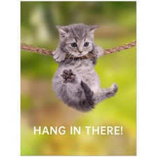Listing image for Hang In There Cat Motivational Vintage Poster