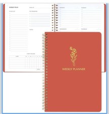 Listing image for Non Dated Simple Weekly Planner And To do List Notebook With Habit Tracker