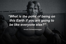 Listing image for Arnold Schwarzenegger Motivational Poster – Goals Achievers Gym Wall Art Print