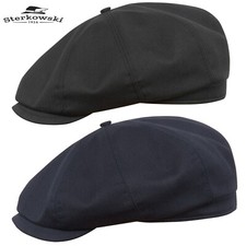 Listing image for Sterkowski SHELBY Waxed Cotton Peaky Weatherproof Cap Newsboy Vintage