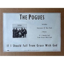 Listing image for POGUES IF I SHOULD FALL FROM GRACE.. MEMORABILIA Original music press advert fro