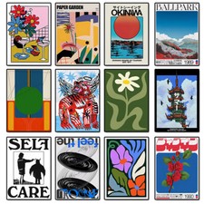 Listing image for Canvas Painting Feed Your Mind Self Care Poster Print For Living Room Home Decor