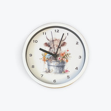 Listing image for Bathroom Cow 9" Wall Clock