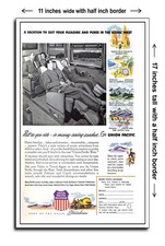 Listing image for 1951 Rest As You Ride. in Money Saving Coaches Go Union Pacific - 11x17 Poster