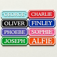 Listing image for Personalised Kids Name Door Sign – Custom Girls Boys Bedroom Decoration Plate