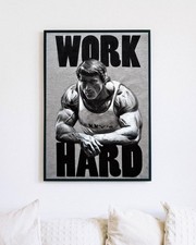 Listing image for Arnold Schwarzenegger Poster - Aesthetic Bodybuilder Motivation - Unframed