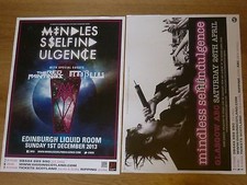 Listing image for MINDLESS SELF INDULGENCE -Collection x2 Scottish memorabilia Concert gig posters