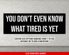 Listing image for Motivational Gym Banner - Inspirational Wall Art - Weightlifting Decor