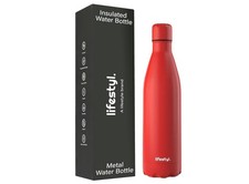 Listing image for Lifestyl Stainless Steel Water Bottle Vacuum Insulated Flask BPA Free Leakproof
