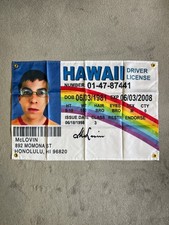 Listing image for McLovin ID Flag Superbad Inspired Movie Poster Wall Art Print Home Decor TV