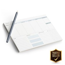 Listing image for A4 Weekly Planner 52 Week To View Diary Desk Pad Habit Tracker Todo To Do List