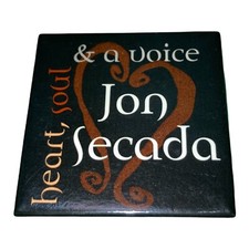 Listing image for BUTTON Jon Secada Heart Should and A Voice Music Concert Memorabilia